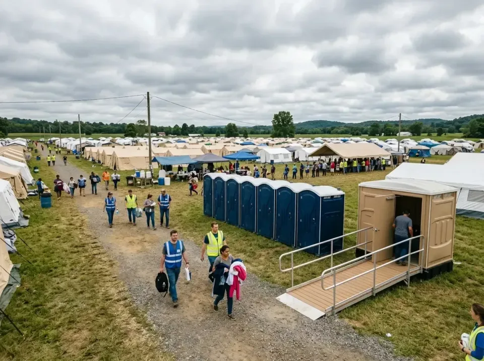disaster-relief-camp-restrooms-010 — frequently asked questions, Dumpster & Portable Bathrooms Rental in Bridgewater Center,…